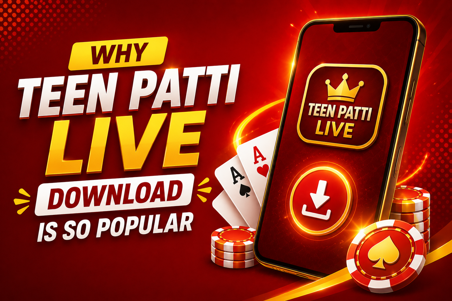 Why Teen Patti Live Download is So Popular