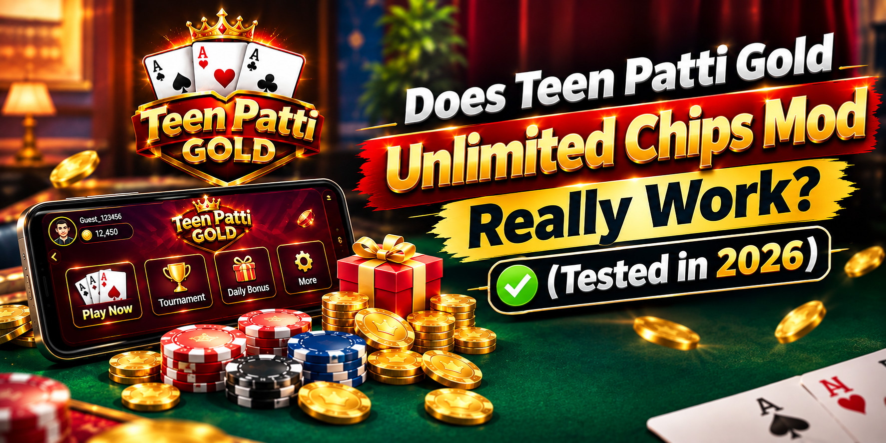 Does Teen Patti Gold Unlimited Chips Mod Really Work