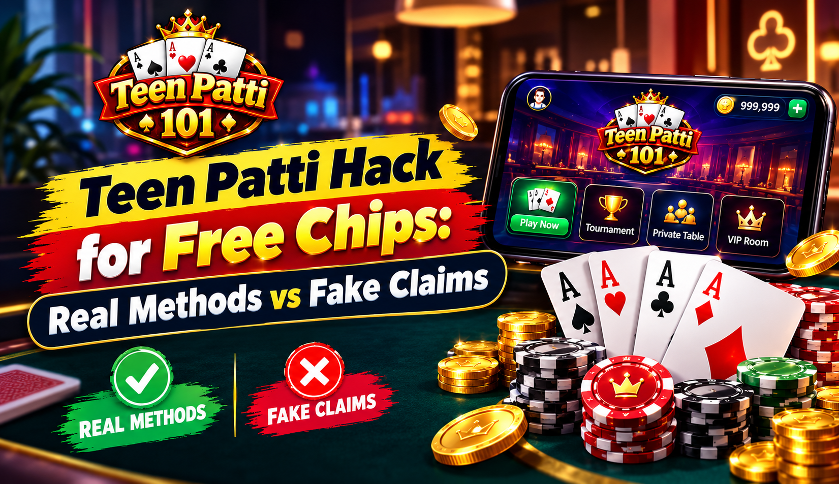 Teen Patti Hack for Free Chips Real Methods vs Fake Claims